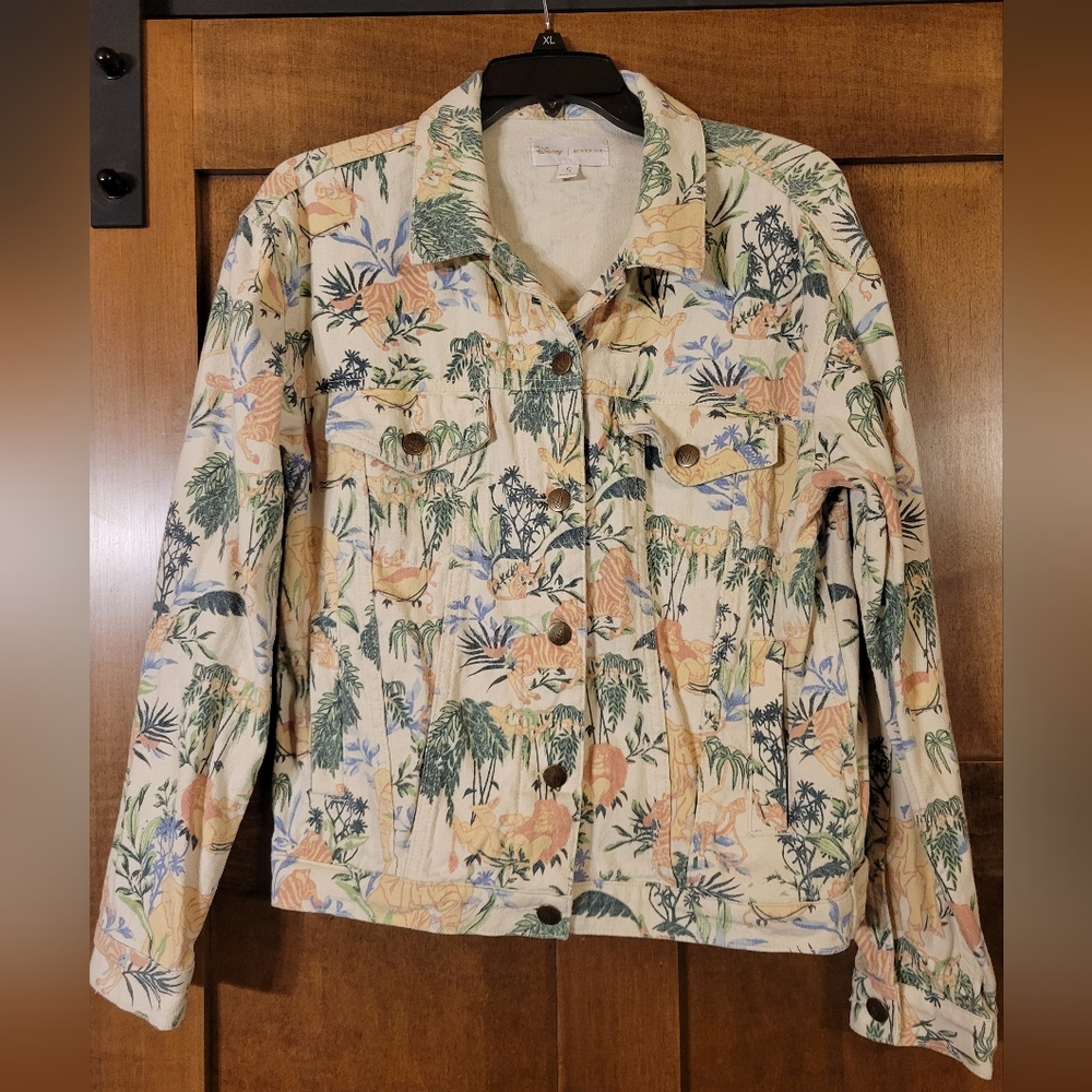 Disney Parks The Lion King Jungle Jean Jacket for Women by Minkpink Size Small
